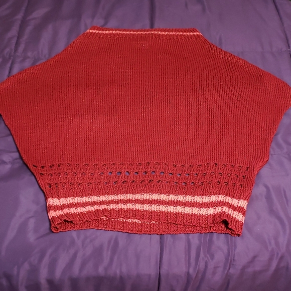 Red mesh Save The Queen top - Picture 7 of 12